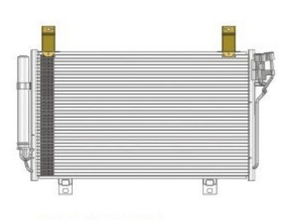 Auto air conditioner condenser for MAZDA CX5 13-15