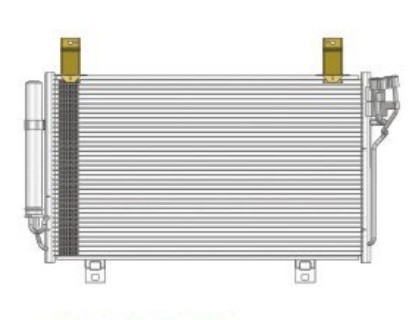 Auto air conditioner condenser for MAZDA CX5 13-15