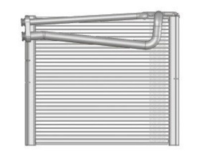 CAT 320 air conditioner evaporator cooling coil