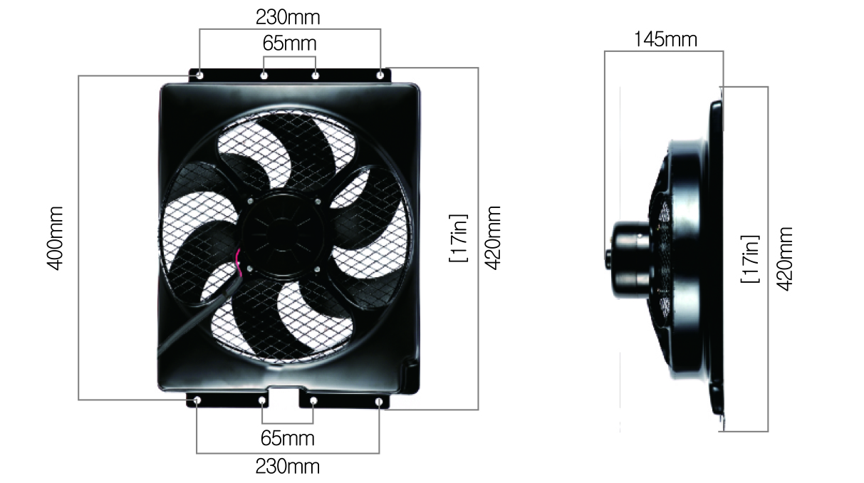 Cooling fan for cummins truck 12V 24V